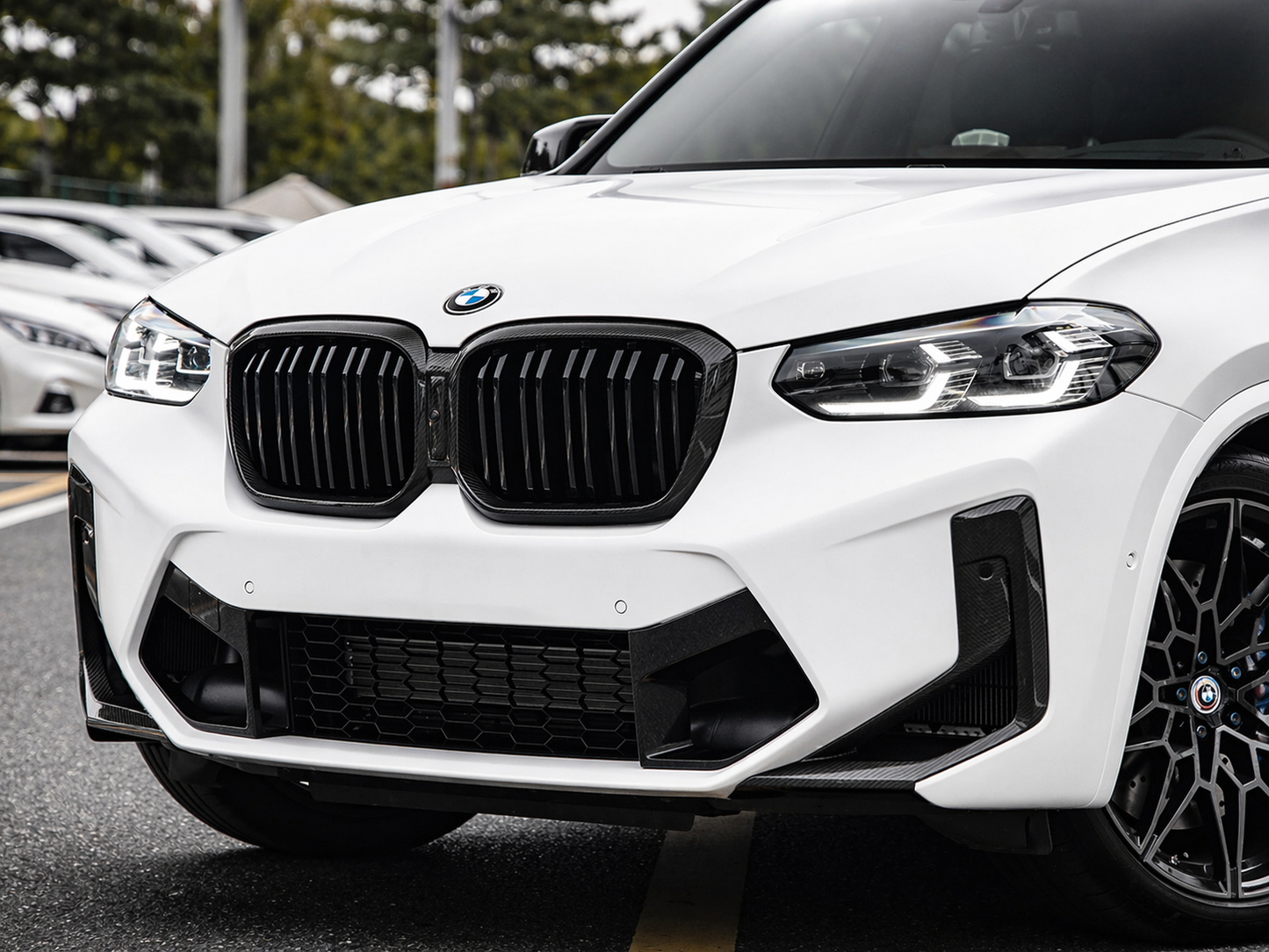 Dual Slat Grille (BMW F97 X3M LCI 2022+/BMW F98 X4M LCI 2022+)