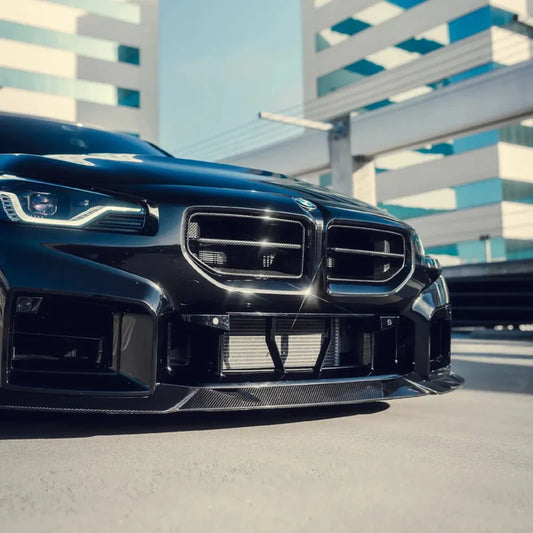 Alpha N Style Carbon Fiber Front Grilles - BMW G87 M2