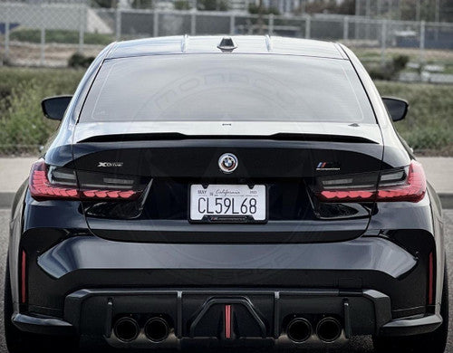 AK Style Carbon Fiber Rear Diffuser - BMW G80 M3 & G82/G83 M4