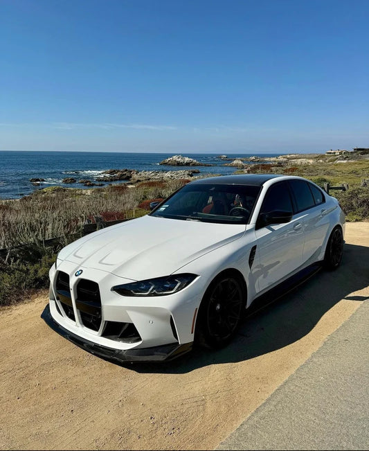V Style Carbon Fiber Front Lip - BMW G80 M3 & G82/G83 M4