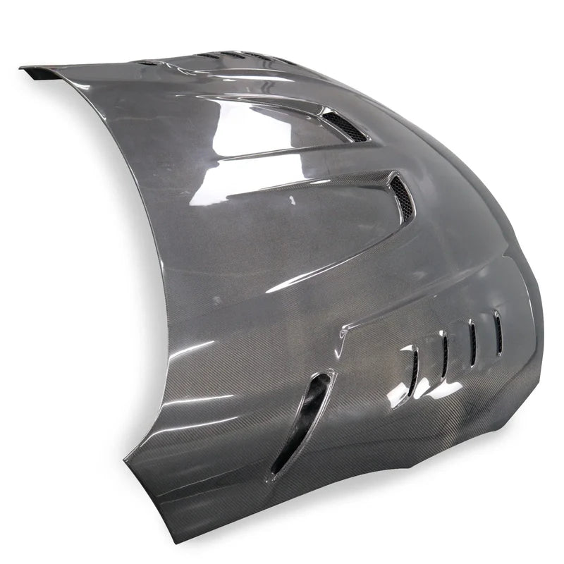 LW Style Front Hood Double sided CF