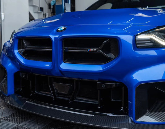 CSL Style Carbon Fiber Front Grilles - BMW G87 M2