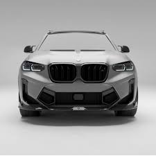 SQ Style Front Bumper Side Vent Splitter (BMW F97 X3M LCI 2022+)